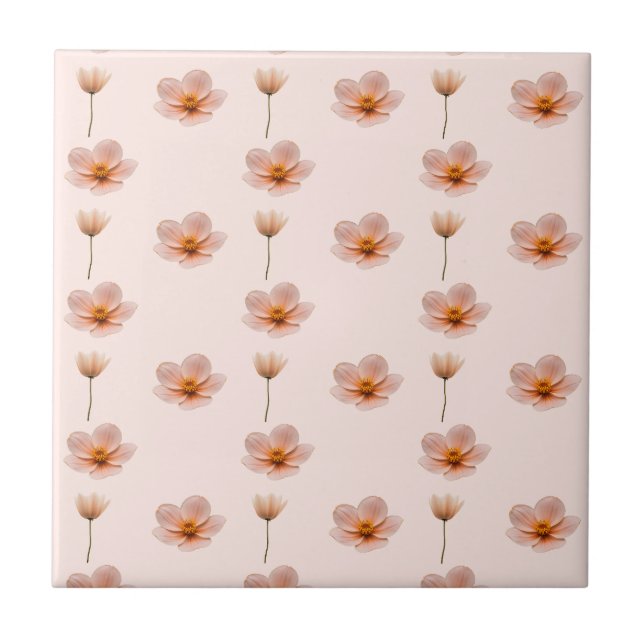 Schwebende Blumenmelodie Kakelplatta (Framsidan)
