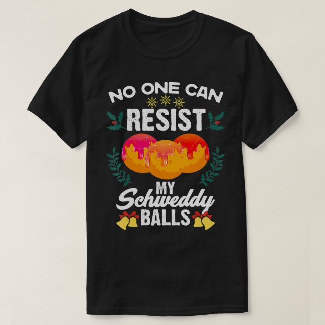 Schweddy Boll Gift for candy älskare godis gossert T Shirt (Design framsida)