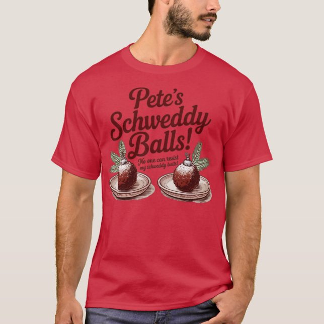 Schweddy Bollar (3) T Shirt (Framsida)