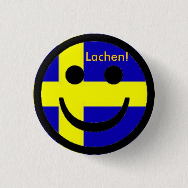 Schweden Button Lächeln Knapp (Framsida)