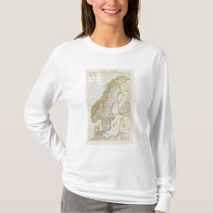 Schweden Norwegen - sverige och norgekarta Tee Shirt