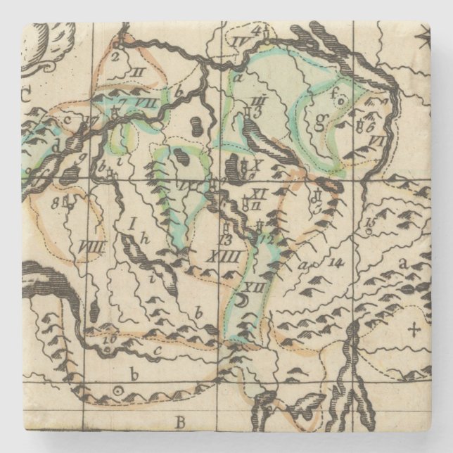 Schweitz 8 underlägg sten (Framsidan)