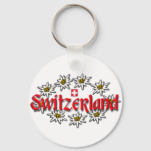 Schweitz Edelweiss Keychain Nyckelring