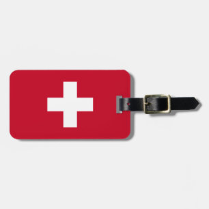 Schweitz flagga bagagebricka