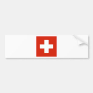 Schweitz flagga bildekal