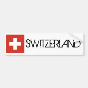 Schweitz flagga bildekal