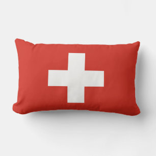 Schweitz flagga lumbarkudde