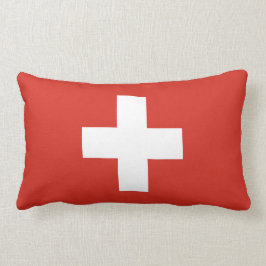 Schweitz flagga lumbarkudde