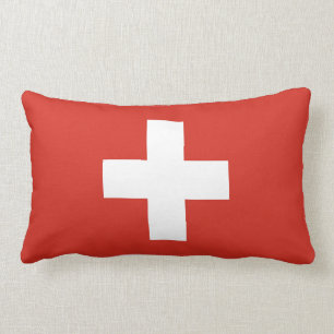 Schweitz flagga lumbarkudde