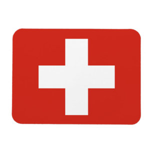 Schweitz flagga magnet