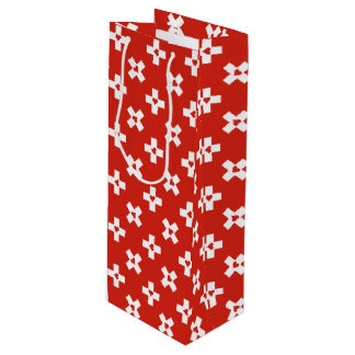 Schweitz flagga med hjärtamönster