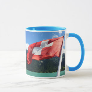 Schweitz flagga mugg