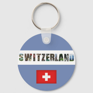 Schweitz flagga nyckelring