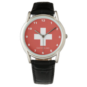 Schweitz flaggaklocka armbandsur