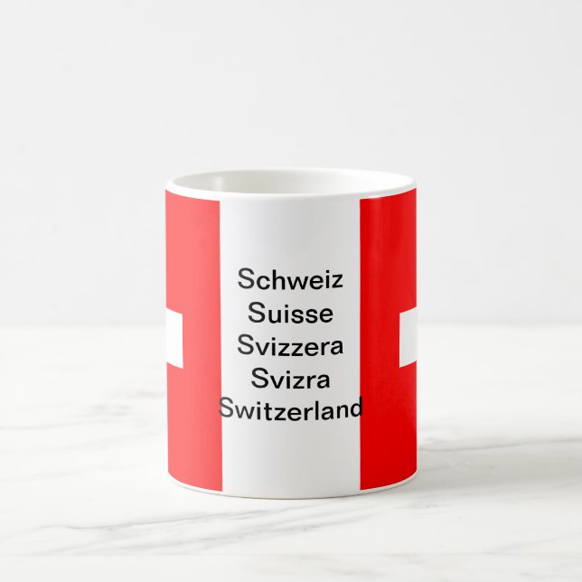 Schweitz flaggamugg kaffemugg (Center)