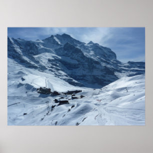 Schweitz Jungfrau, Kleine Scheidegg Poster