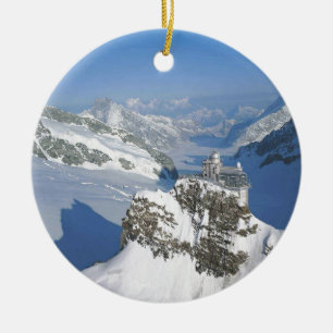 Schweitz Jungfraujoch, överträffar av Europa Julgransprydnad Keramik