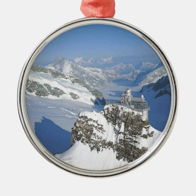 Schweitz Jungfraujoch, överträffar av Europa Julgransprydnad Metall (Framsidan)