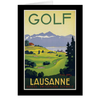 Schweitz Lausanne Hälsningskort