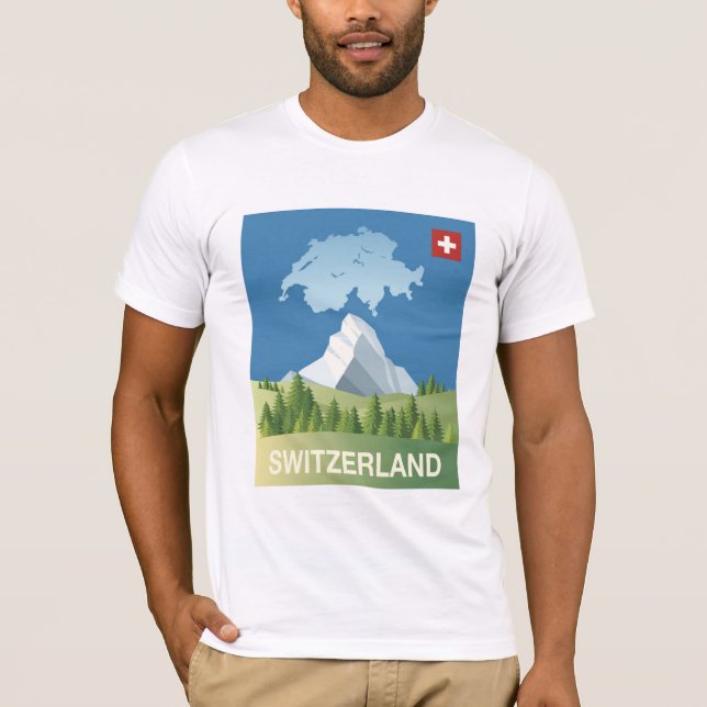 Schweitz reser affischen t shirt (Framsida)