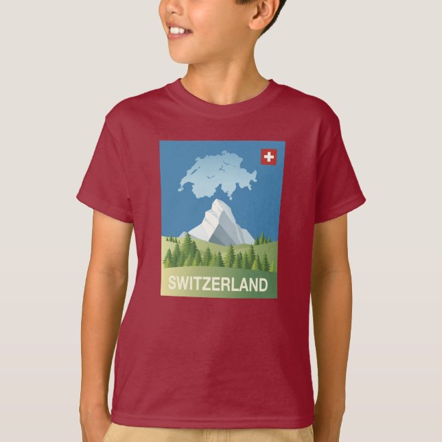Schweitz reser affischen t shirt (Framsida)