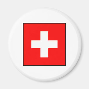 Schweitz - schweizareflagga magnet
