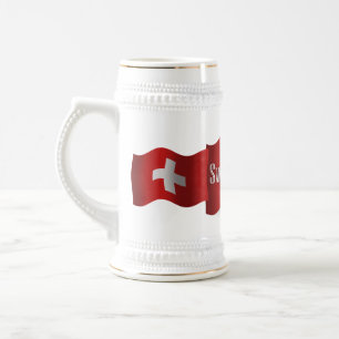 Schweitz som vinkar flagga sejdel