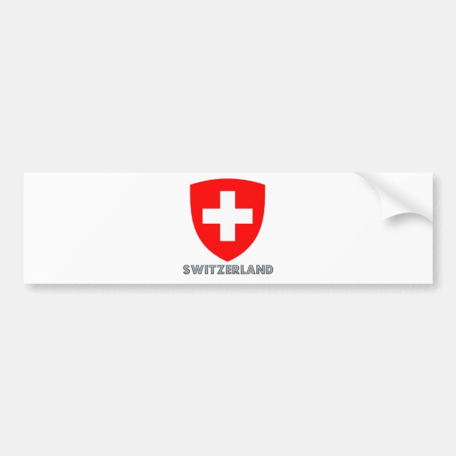 Schweitz vapensköld bildekal (Framsidan)