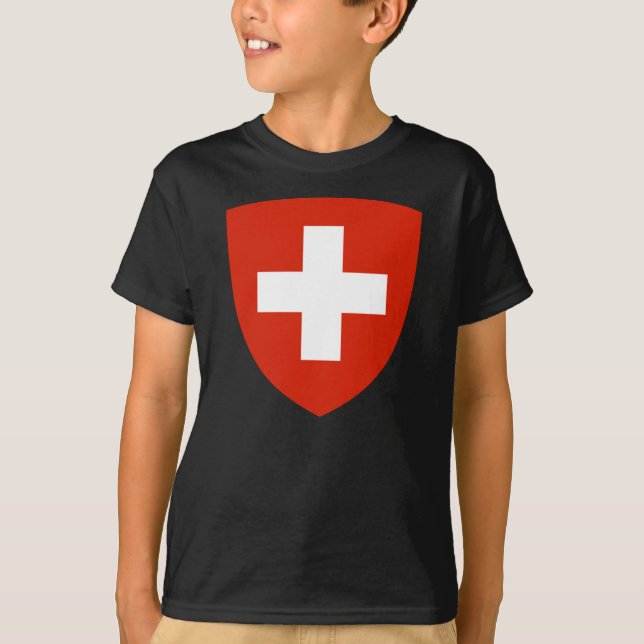 Schweitz vapensköld t-shirt (Framsida)