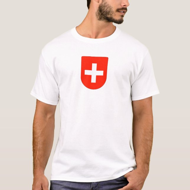 Schweitz vapensköld t-shirt (Framsida)