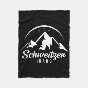 Schweitzer Idaho Ski Resort Skiing Snowboarding Fleecefilt
