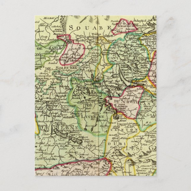 Schweiz 12 vykort (Framsida)