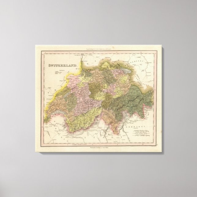 Schweiz 13 canvastryck (Framsida)