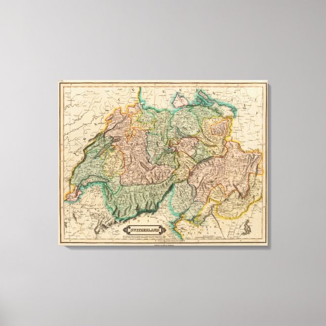 Schweiz 16 canvastryck (Framsida)