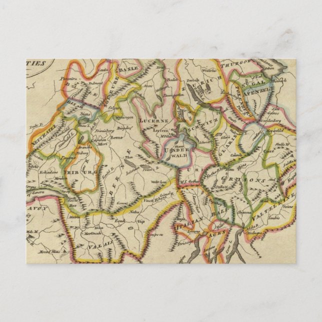 Schweiz 18 vykort (Framsida)