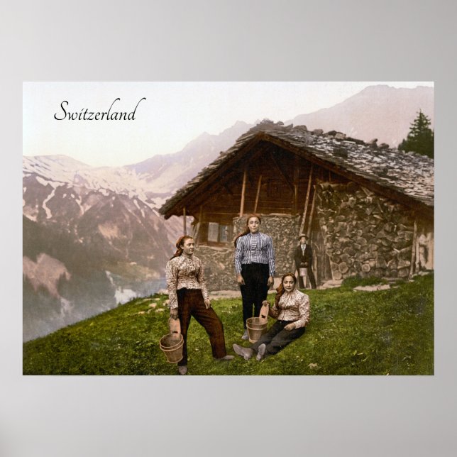 Schweiz (1900) poster (Framsidan)