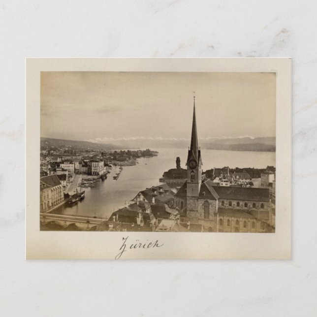 Schweiz 1908, Zürich Vykort (Framsida)