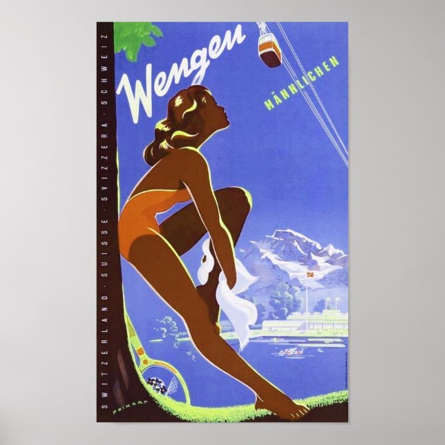 " Schweiz: 2021/heute Bern - WSchengen Männl. Reis Poster (Framsidan)