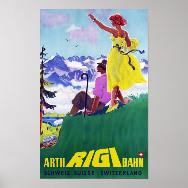 " Schweiz: 2022/heute - Arth Rigi Bahn Sommer ...  Poster (Framsidan)