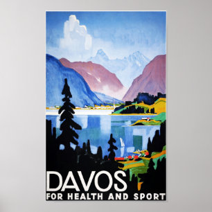 " Schweiz: 2022/heute - Davos Sommer Reise ... Poster