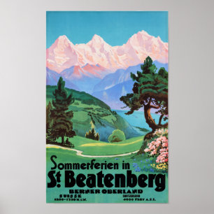 " Schweiz: 2022/heute Kt. Bern - St. Beatenberg... Poster