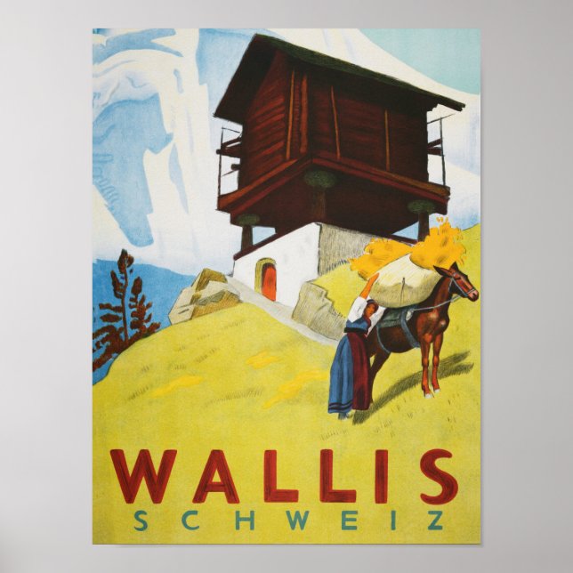 " Schweiz: 2022/heute - Kt. Wallis Sommer Reise.. Poster (Framsidan)