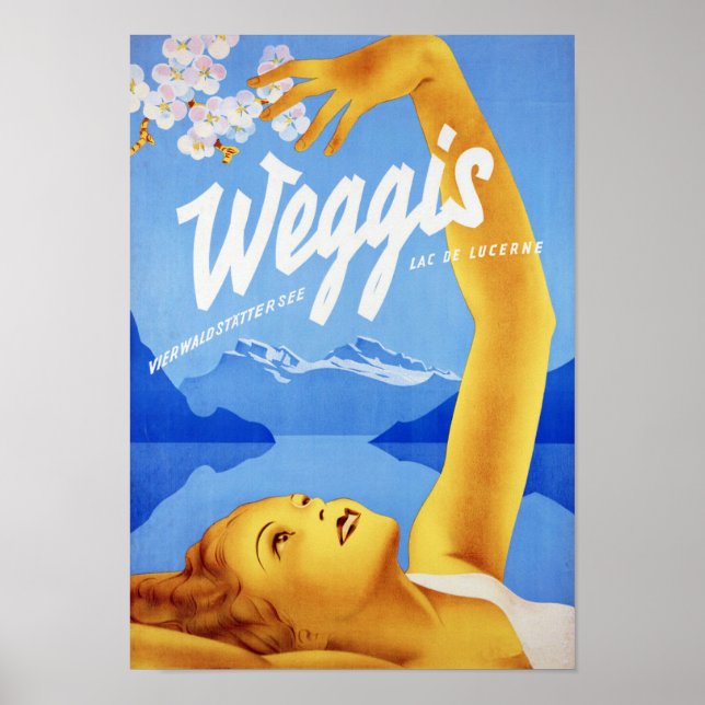 " Schweiz: 2022/heute - Weggis Vierwaldstättersee Poster (Framsidan)
