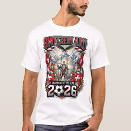 Schweiz 2026 Personlig Fotbollsfant-shirt T Shirt