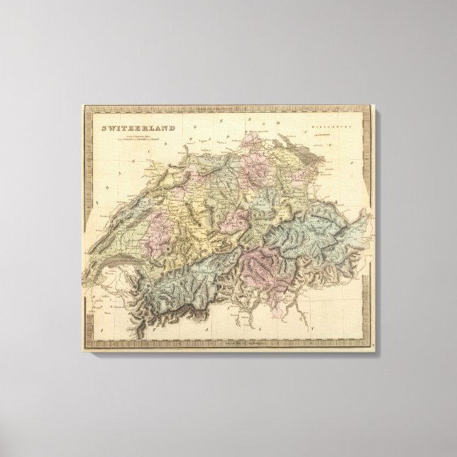 Schweiz 20 canvastryck (Framsida)