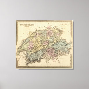 Schweiz 20 canvastryck