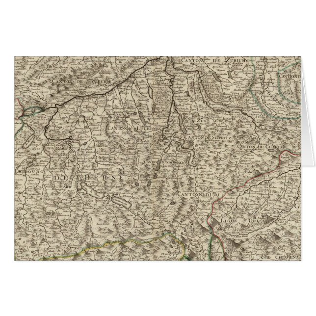 Schweiz 20 hälsningskort (Framsidan Horizontal)