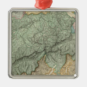 Schweiz 21 julgransprydnad metall