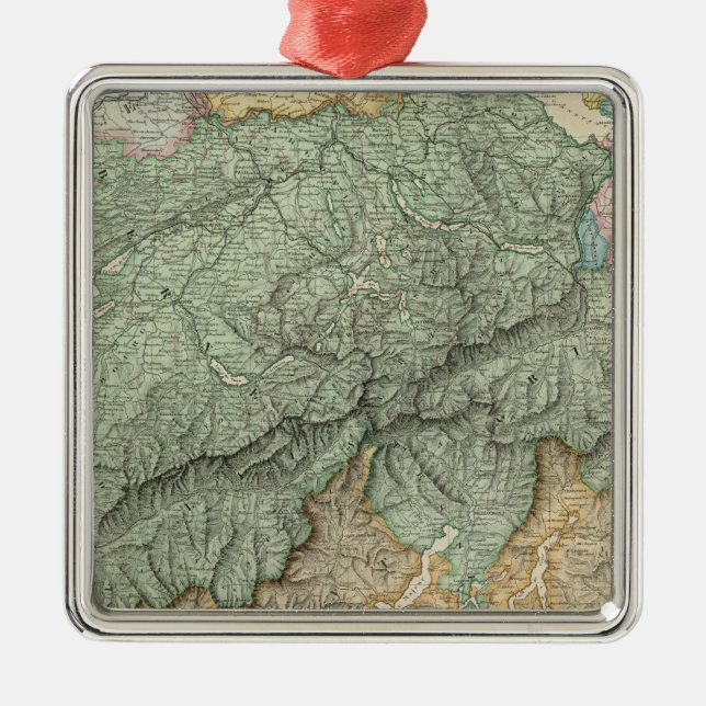 Schweiz 21 julgransprydnad metall (Framsidan)