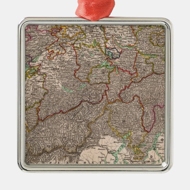 Schweiz 22 julgransprydnad metall (Framsidan)